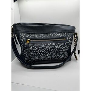 The Sak De Young Navy Blue Shoulder Bag Good Condition Please See Photos A10